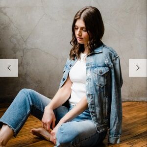 Able Merly Denim Jacket size small